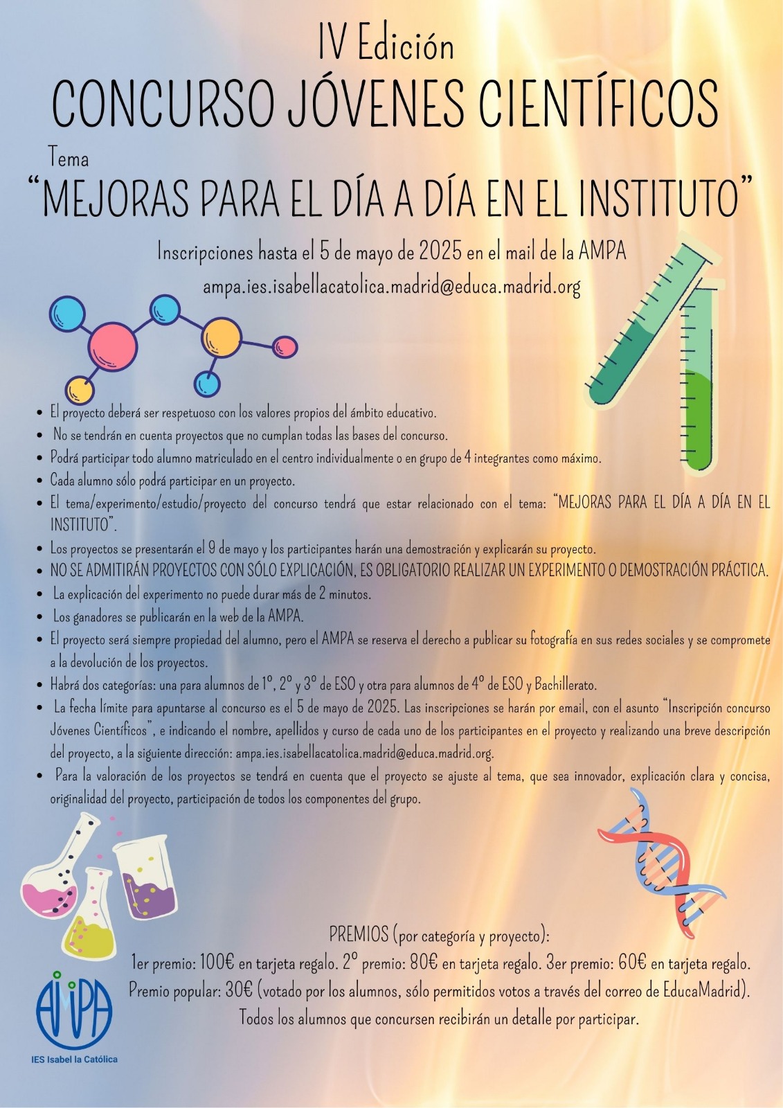 Concurso «Jóvenes científicos» 2025