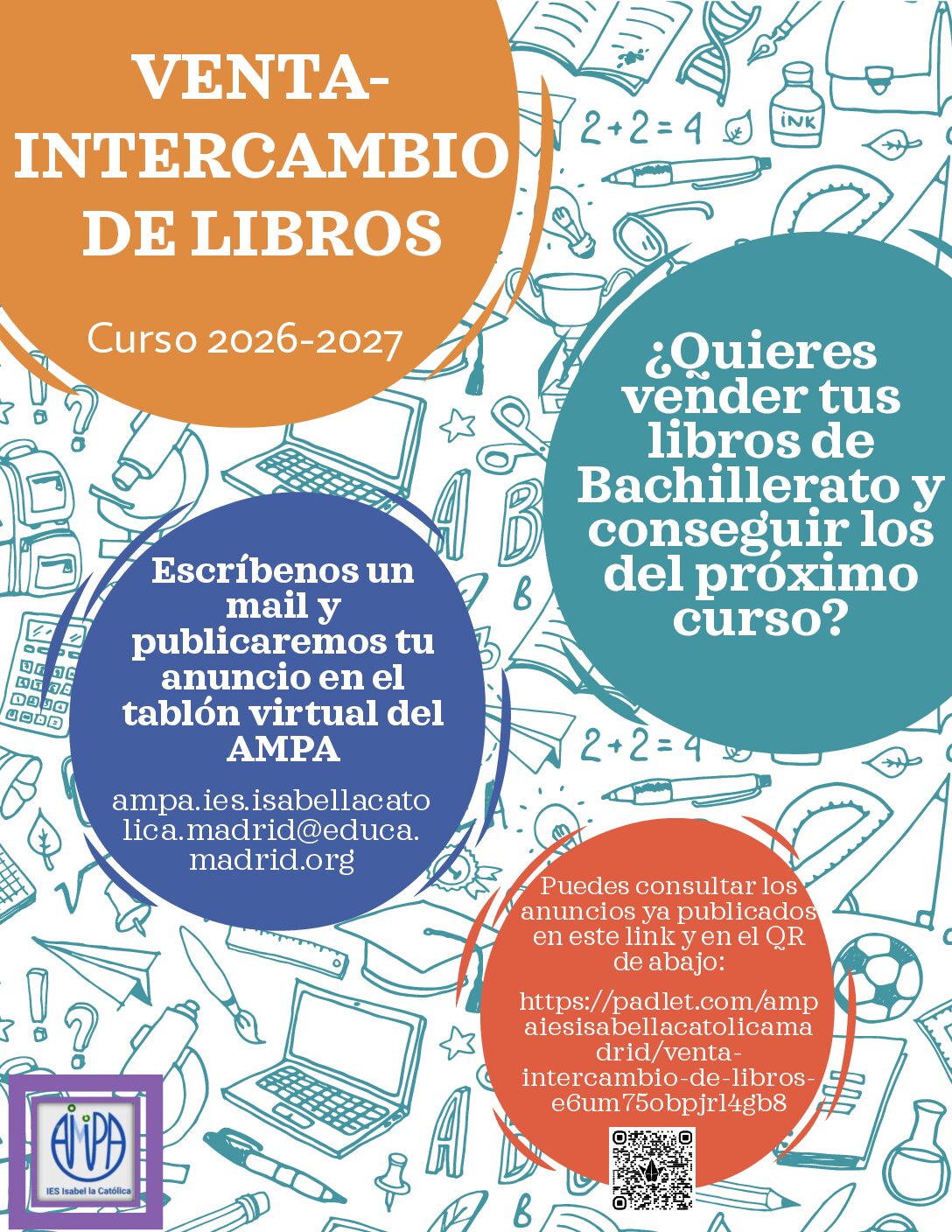 Venta/intercambio de libros de Bachillerato