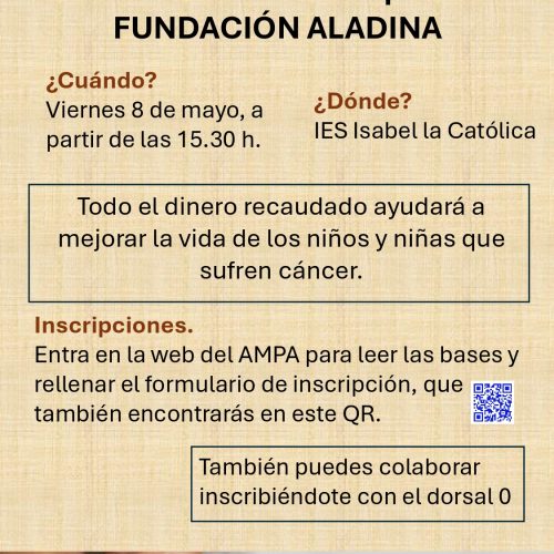 CARRERA SOLIDARIA FUNDACIÓN ALADINA