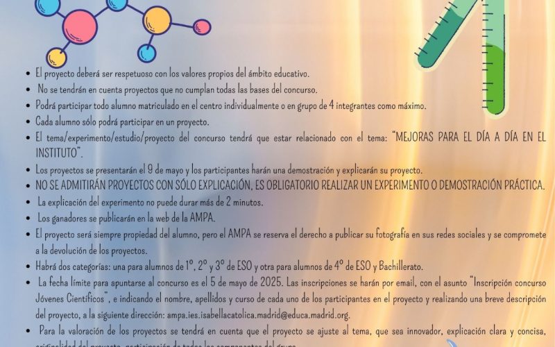 Concurso «Jóvenes científicos» 2025