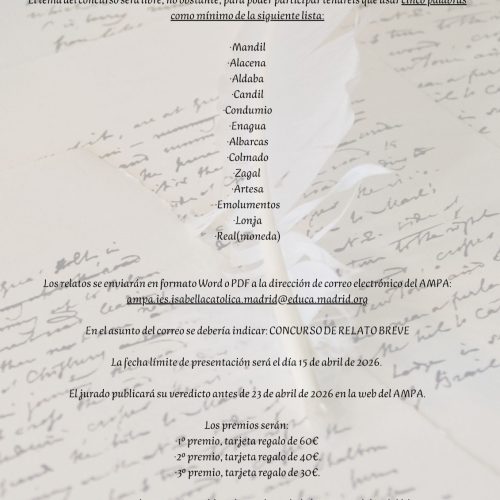 Concurso de relato breve 25/26