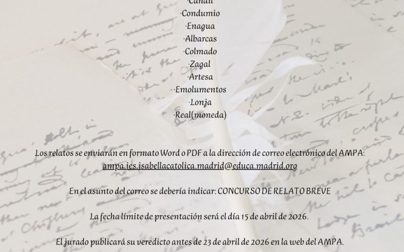 Concurso de relato breve 25/26