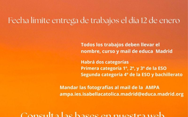 Concurso fotografía 2025/2026