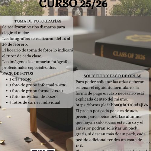 FOTOS ORLAS CURSO 25/26