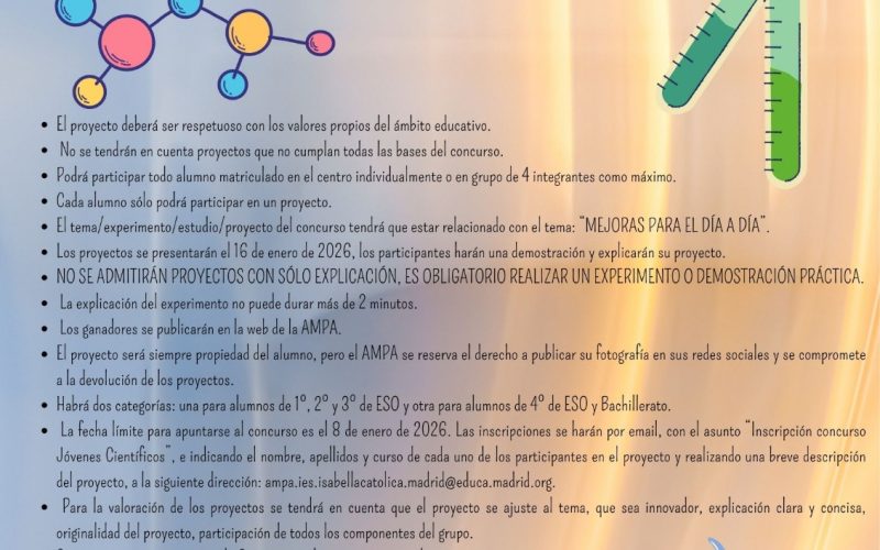 Concurso Jóvenes Científicos 2026
