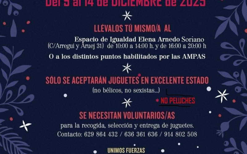 Campaña recogida de juguetes